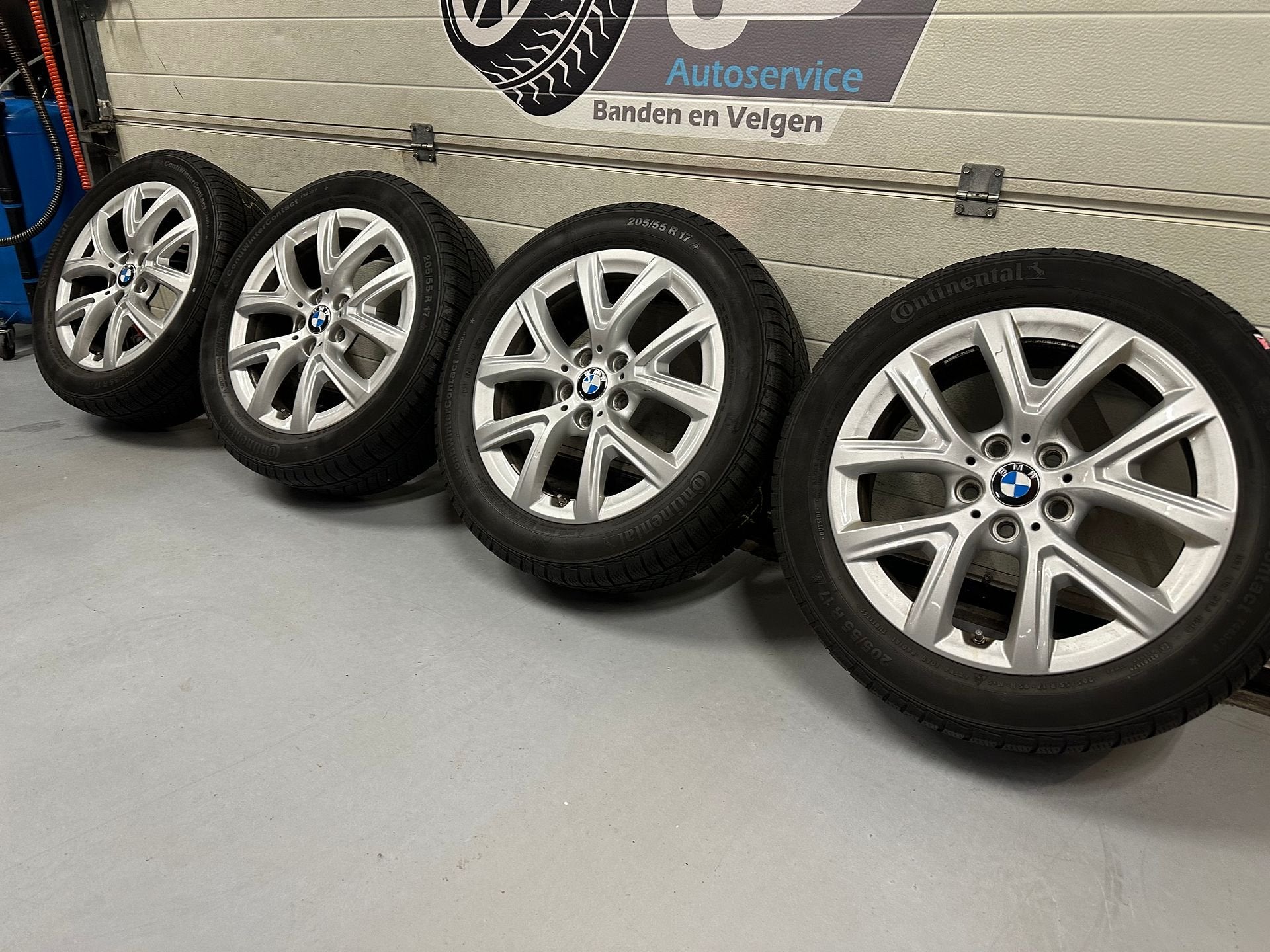 17inch Originele BMW Style 574 Velgen A-Merk Winterbanden 5x, Pneus et Jantes, Pneus hiver, Véhicule de tourisme, -