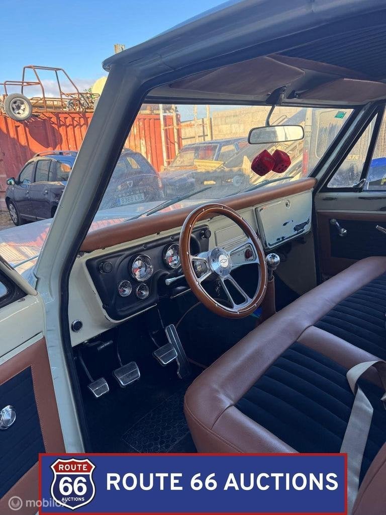 Chevrolet C10 Pickup | 1970 | Route 66 Auctions, Auto's, Chevrolet, Zwart, Bedrijf, Handgeschakeld