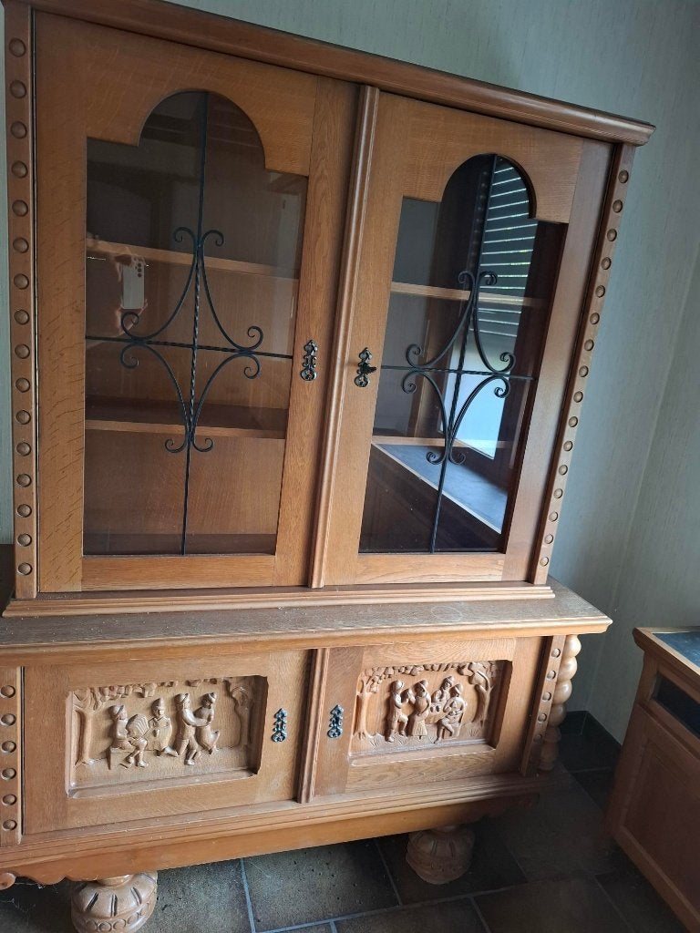 vitrinekast, Huis en Inrichting, 100 tot 150 cm, Overige houtsoorten, 50 tot 100 cm, 25 tot 50 cm