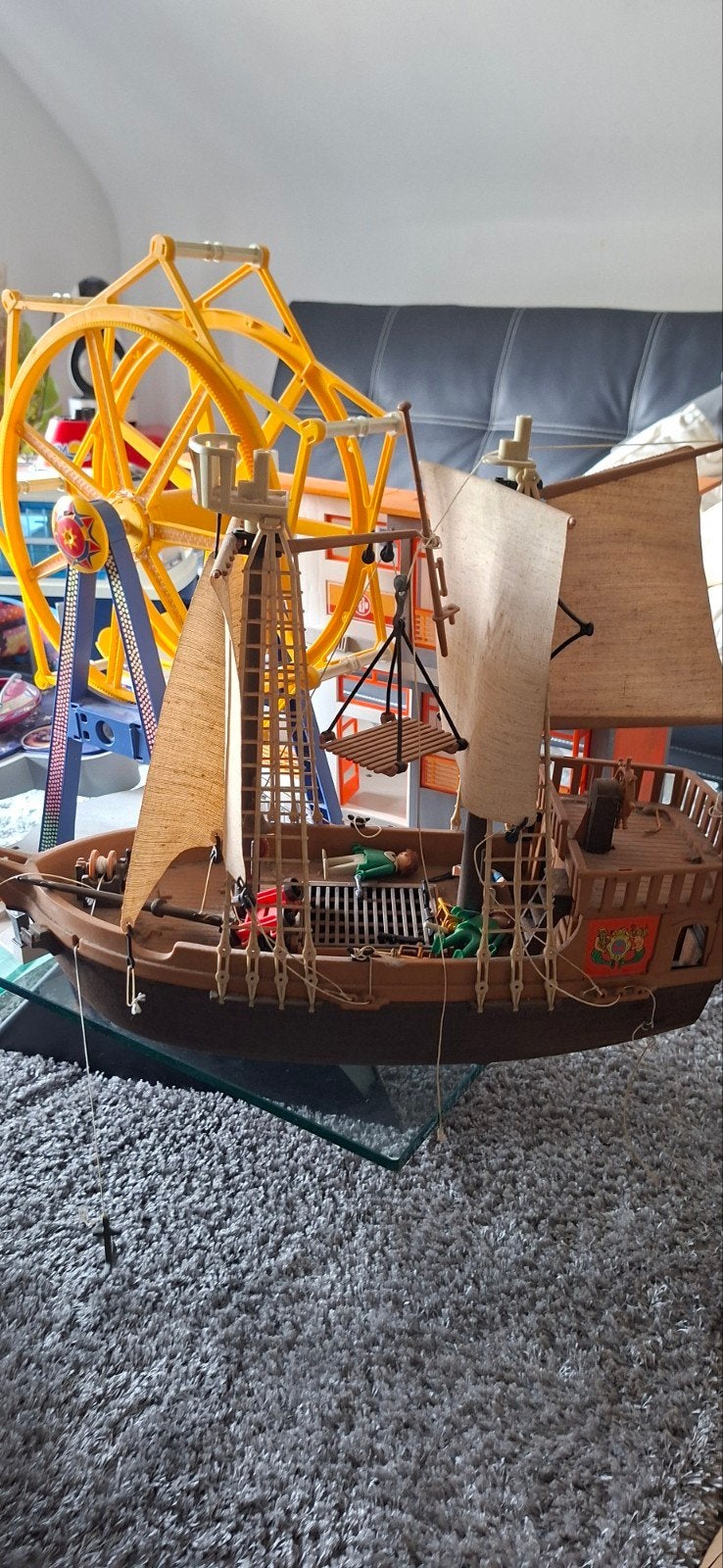 lot playmobil en wat lego, Enlèvement, Utilisé, Pièces détachées, Autres types