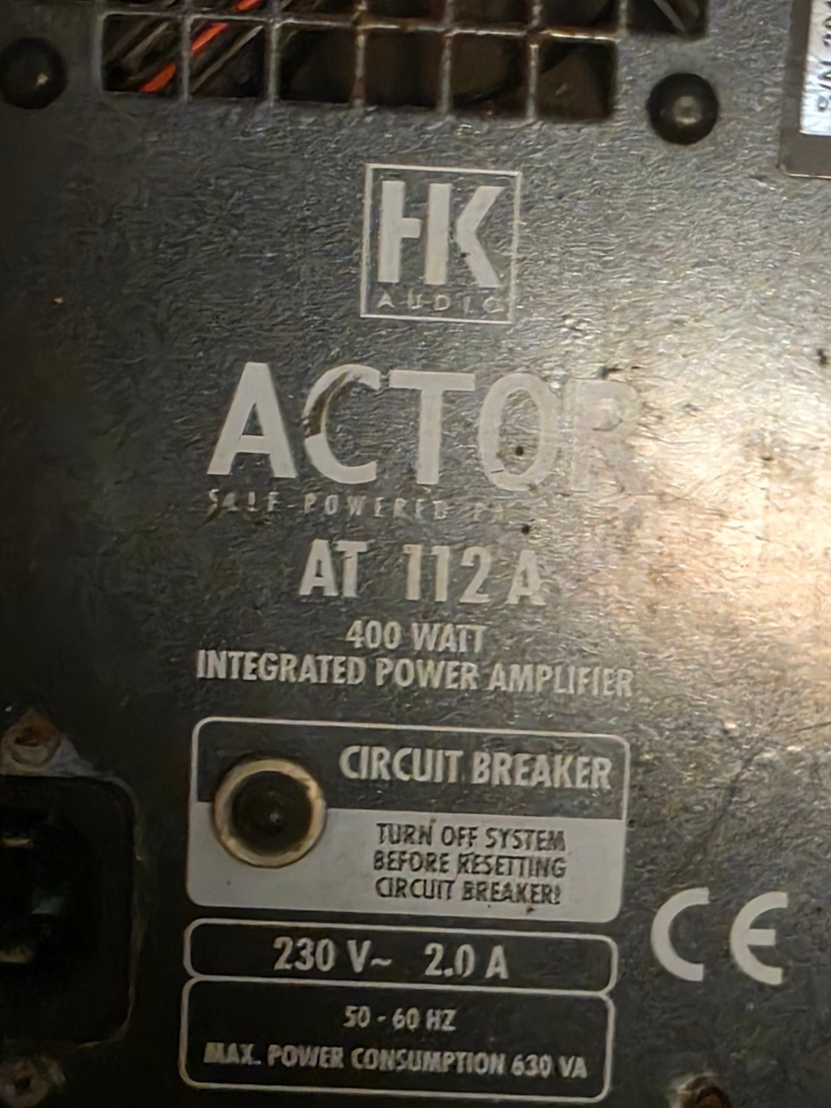 2 Hk actor at 112A versterker modules, Muziek en Instrumenten, Ophalen, Gebruikt, Minder dan 500 watt, P.A.