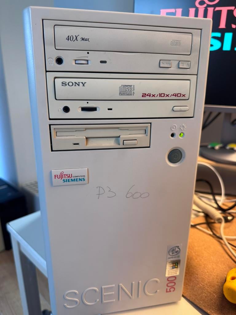 Oude computer, Ophalen