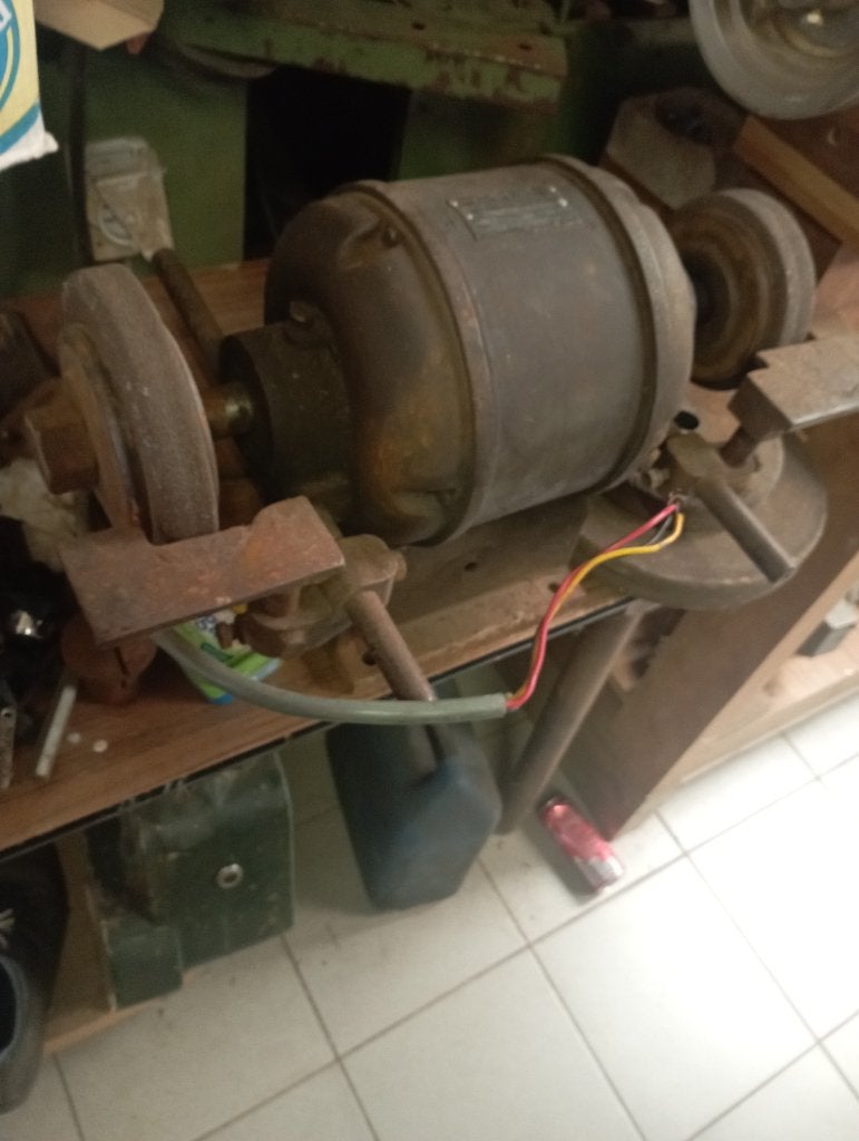 dubbele slijpmolen en waterslijper, Doe-het-zelf en Bouw, Gereedschap | Slijpmachines, Ophalen, Gebruikt