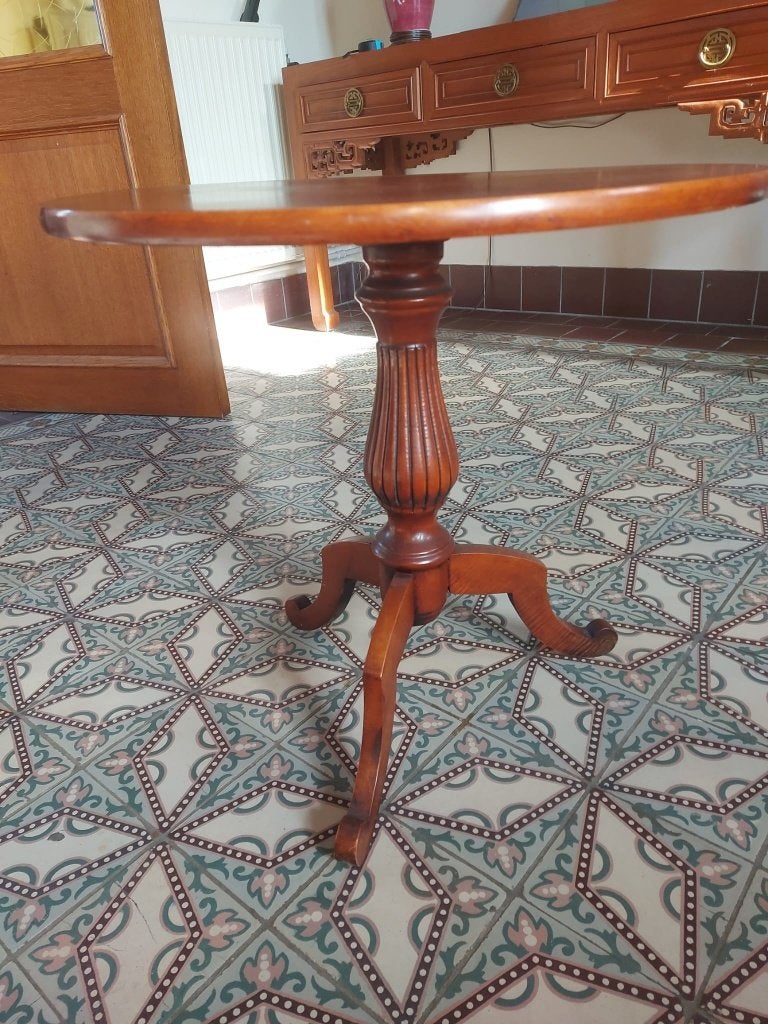 Rond Mahonie theetafeltje, Antiek en Kunst, Ophalen