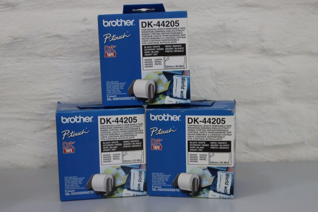 Brother Tape DK-44205 plakband, Overige thema's, Nieuw, Ophalen of Verzenden, Brother