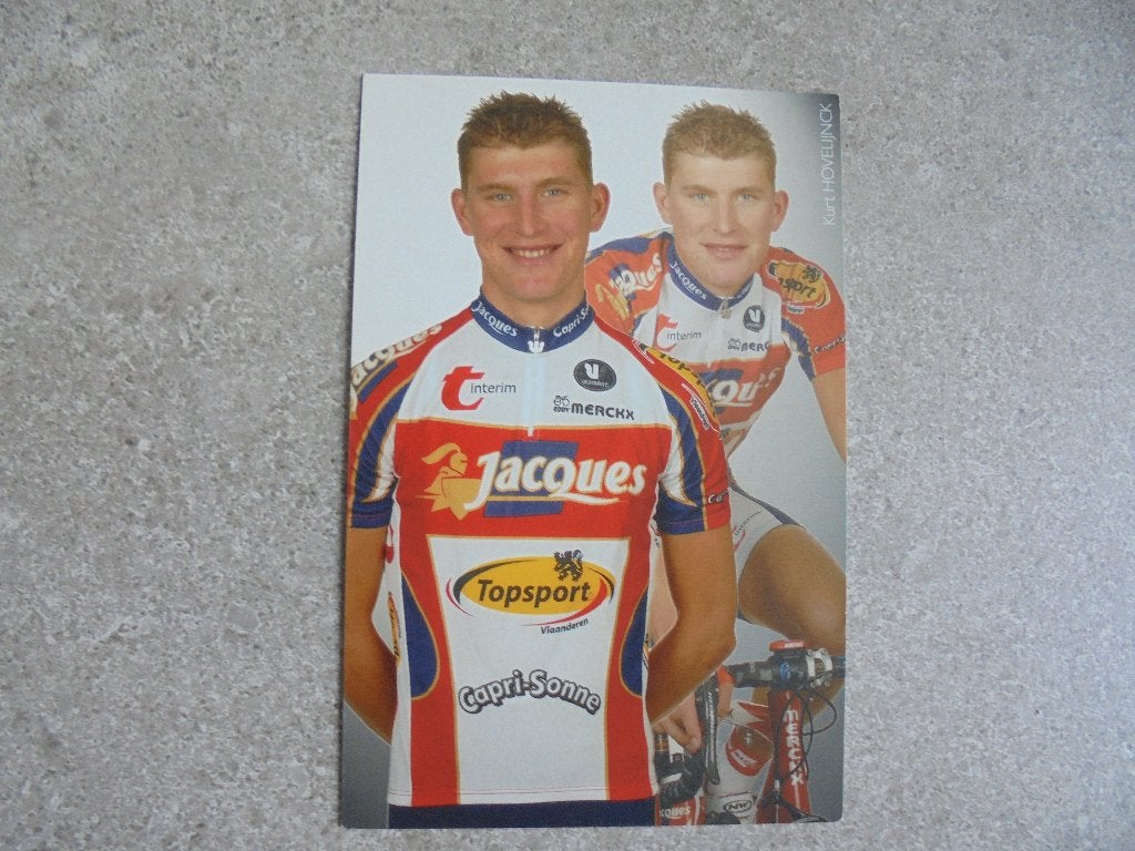 Wielerfoto Kurt Hovelijnck, Verzenden
