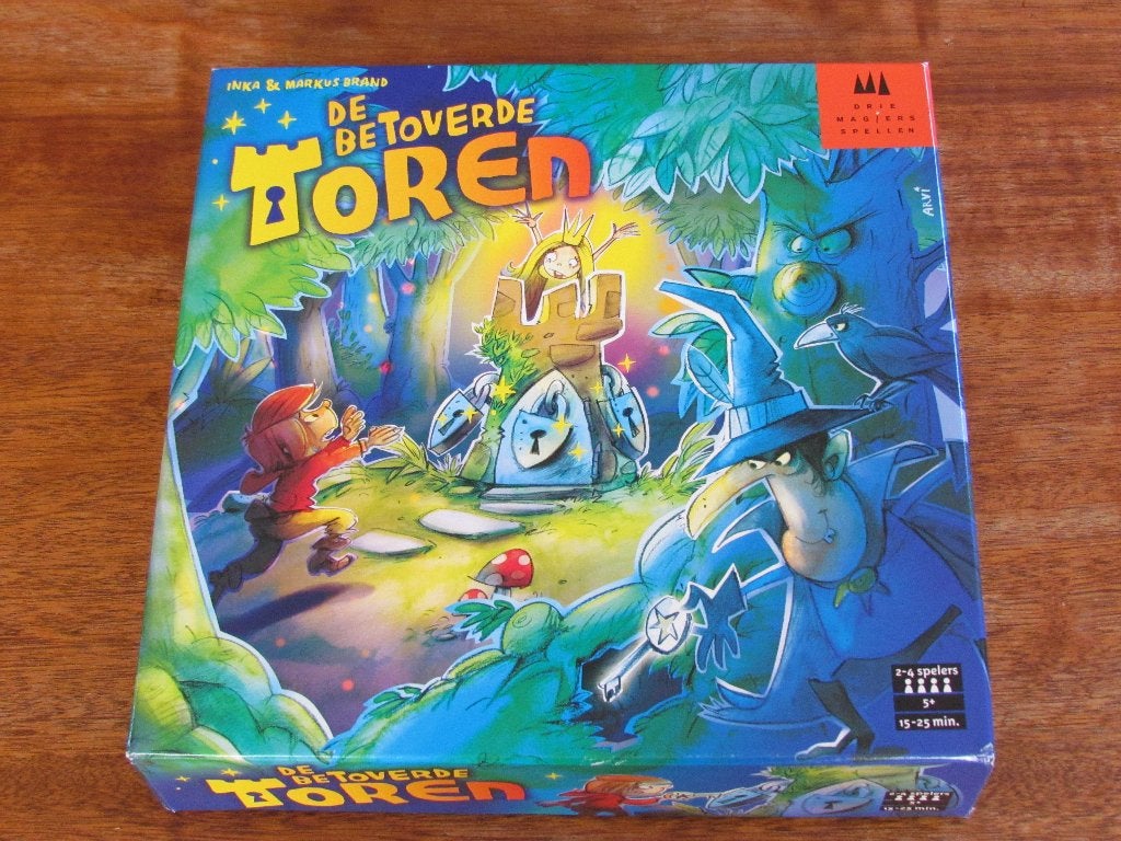 Gezelschapsspel 'De Betoverde toren' van Drie Magiër Spellen, Hobby en Vrije tijd, Ophalen, Zo goed als nieuw, Drie Magiërs Spellen