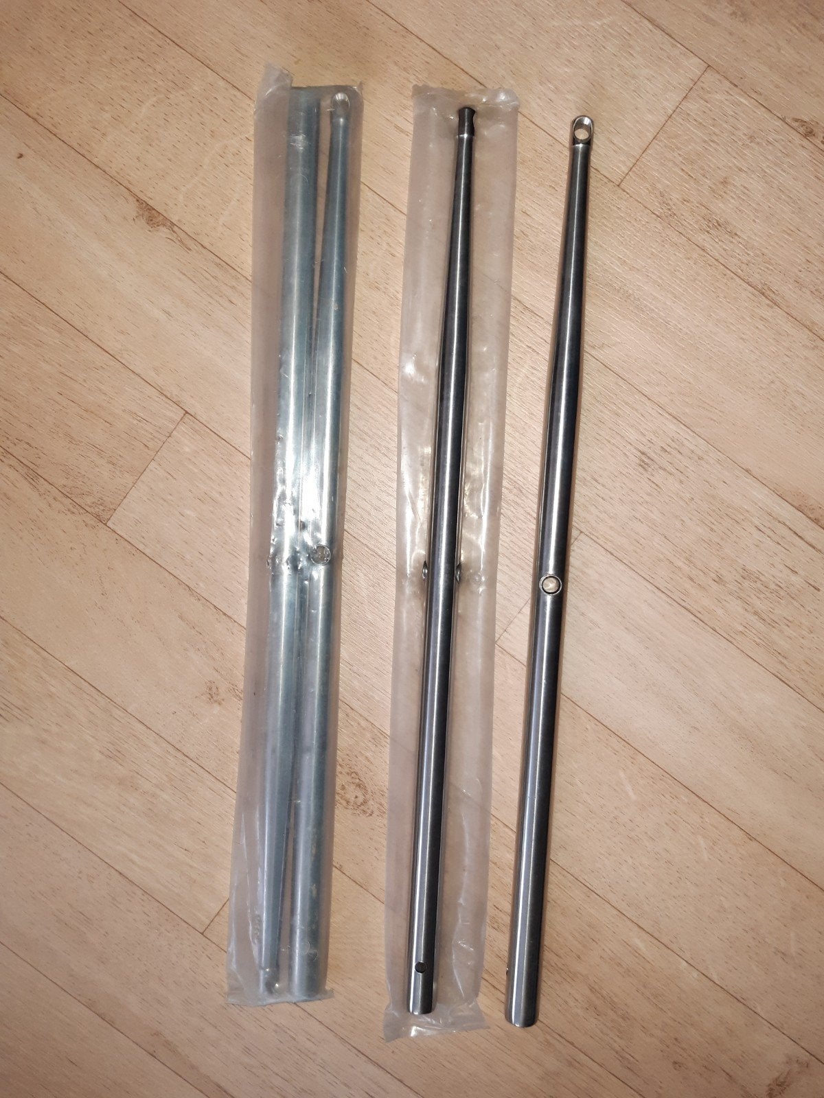 4 RELING SCEPTERS IN ZEEWAARDIGE 316 HOOGGLANS INOX., Watersport en Boten, Ophalen, Zo goed als nieuw, Overige typen, Zeilboot of Motorboot