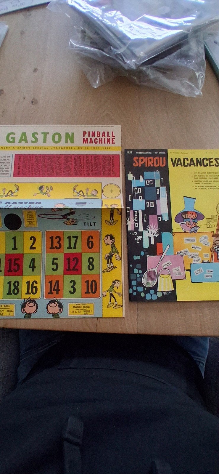 gaston pinball machine spirou 1159, Livres, Enlèvement ou Envoi