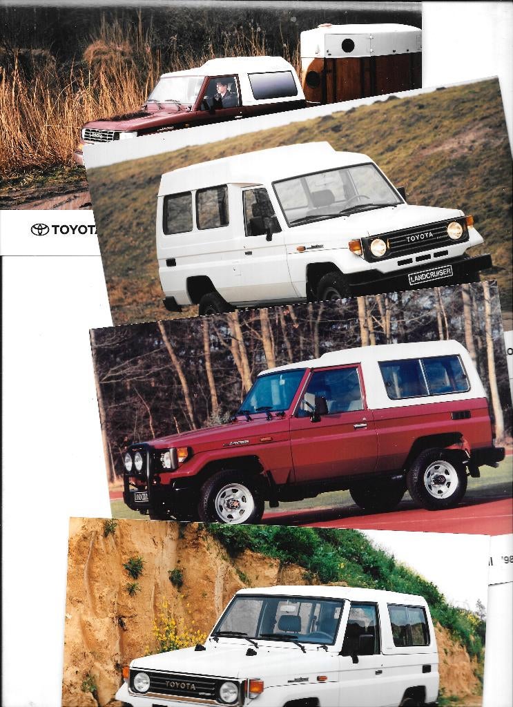 TOYOTA 4RUNNER/LANDCRUISER, photos d'usine, Enlèvement ou Envoi, Comme neuf, Toyota