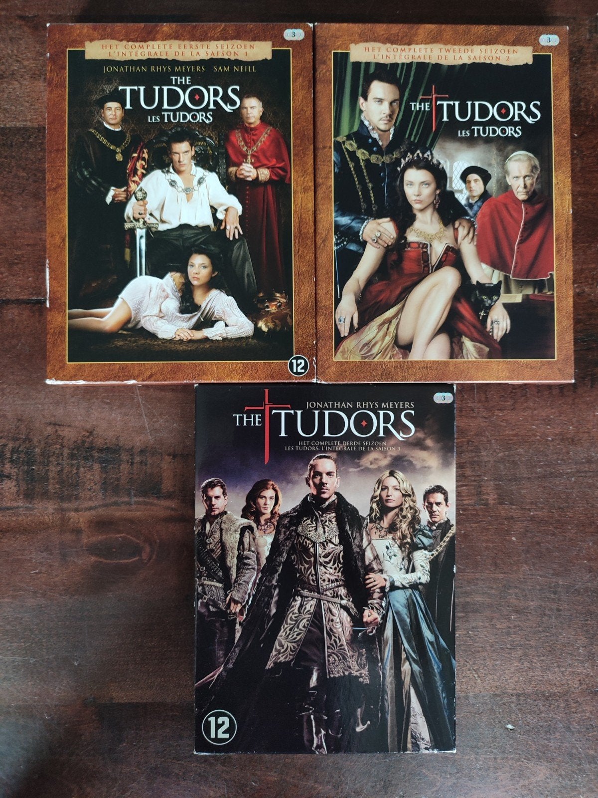 3x 3-DVDbox : THE TUDORS  Het complete seizoen 1, 2 en 3, Cd's en Dvd's, Ophalen of Verzenden, Zo goed als nieuw