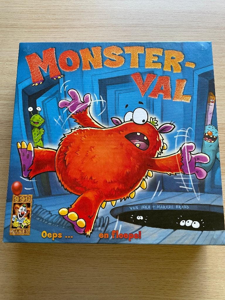 Gezelschapsspel Monsterval - 999 games, Hobby en Vrije tijd, Drie of vier spelers, Verzenden, Zo goed als nieuw, 999 games