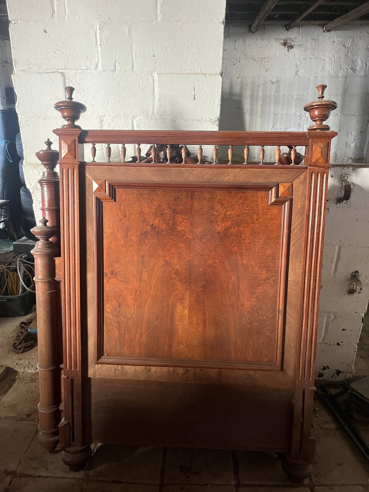 Lot 3 prachtige antieke bedden, Antiek en Kunst, Antiek | Meubels | Bedden, Ophalen of Verzenden