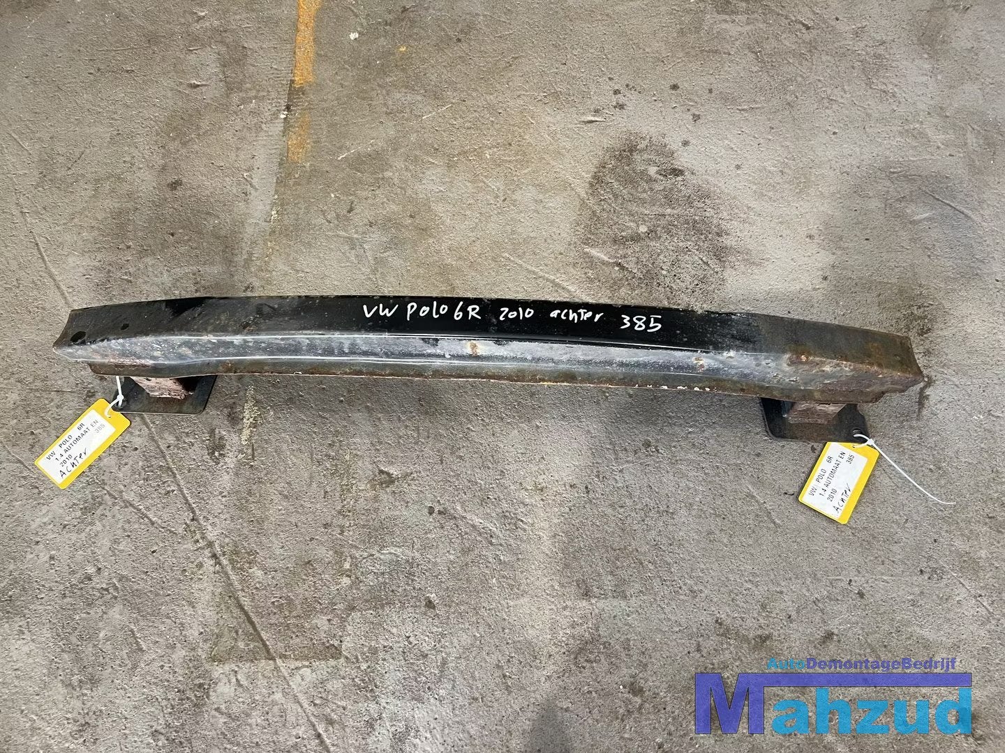 VW POLO 6R 6C Achter bumperbalk stootbalk 2009-2016, Gebruikt, Volkswagen, Volkswagen AG, Vw@volkswagen.de