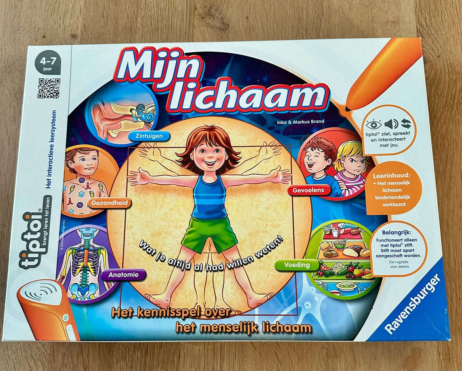 Tiptoi Mijn lichaam met Tiptoi pen -Ravensburger, Kinderen en Baby's, Speelgoed | Educatief en Creatief, Ophalen, Zo goed als nieuw