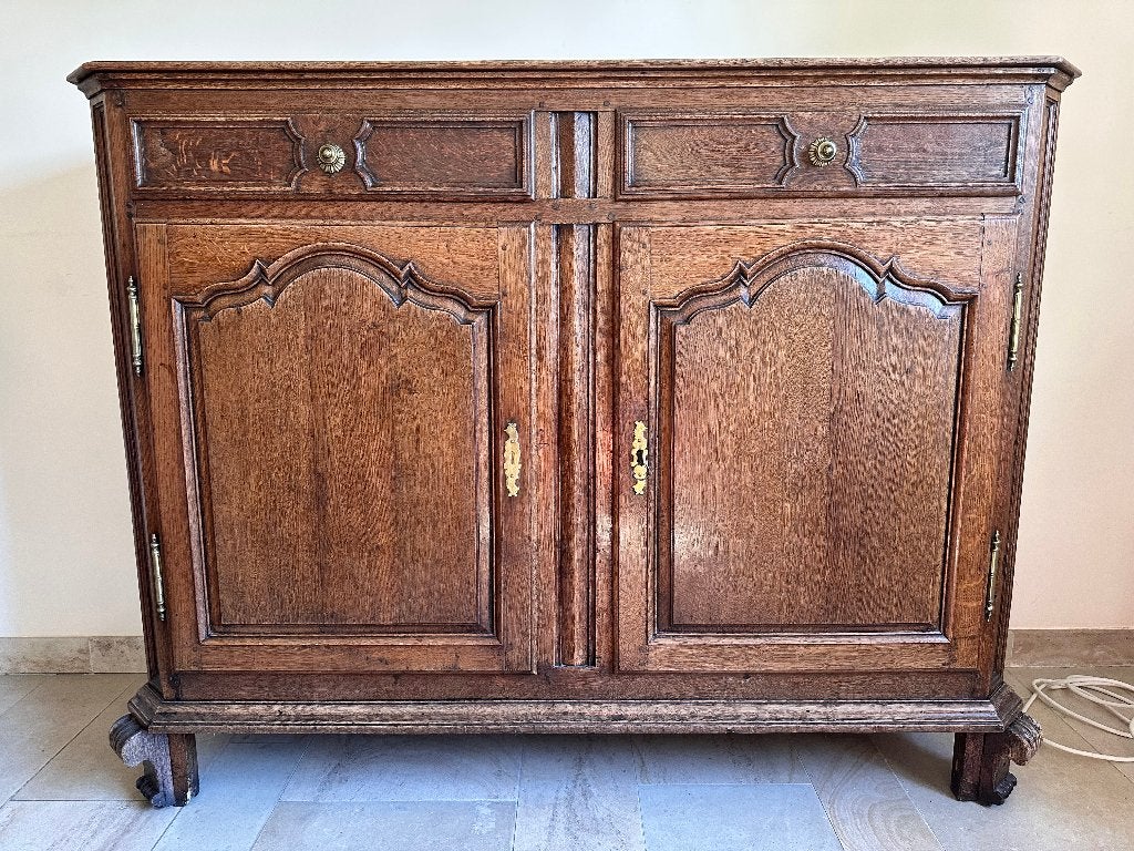 Buffet en bois, Maison & Meubles, Avec tiroir(s), 100 à 150 cm, Enlèvement, Utilisé