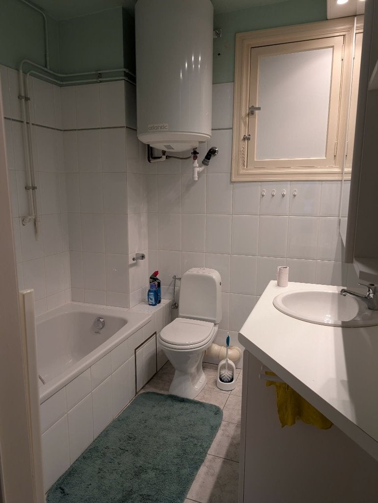 volledige badkamer in goede staat, Huis en Inrichting, Badkamer | Badkamermeubels, Gebruikt, Overige typen, Ophalen