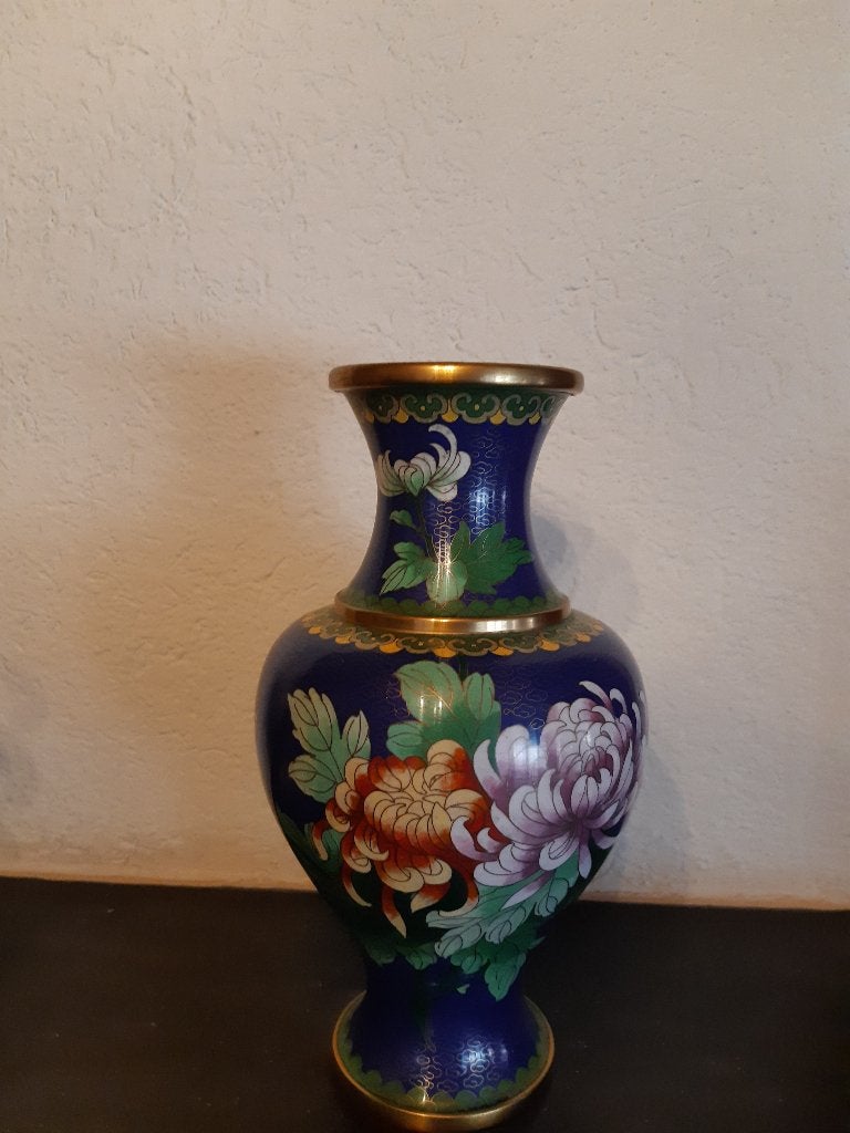 Cloisonné-vaas, Ophalen