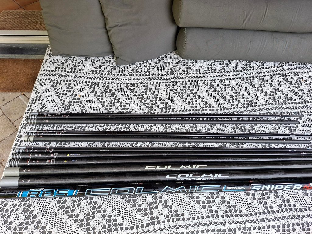 Colmic Sniper NX Carp Specimen + 2 topsets 3delen ec 200S Pw, Ophalen, Zo goed als nieuw, Vaste hengel