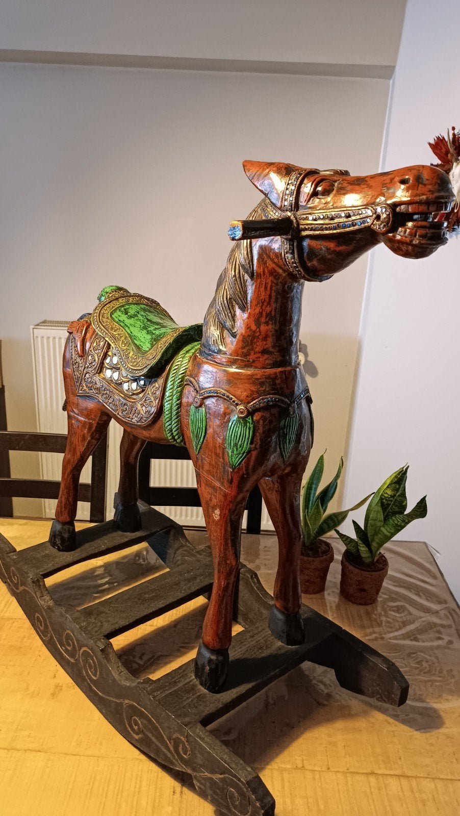 Cheval à bascule, Enlèvement