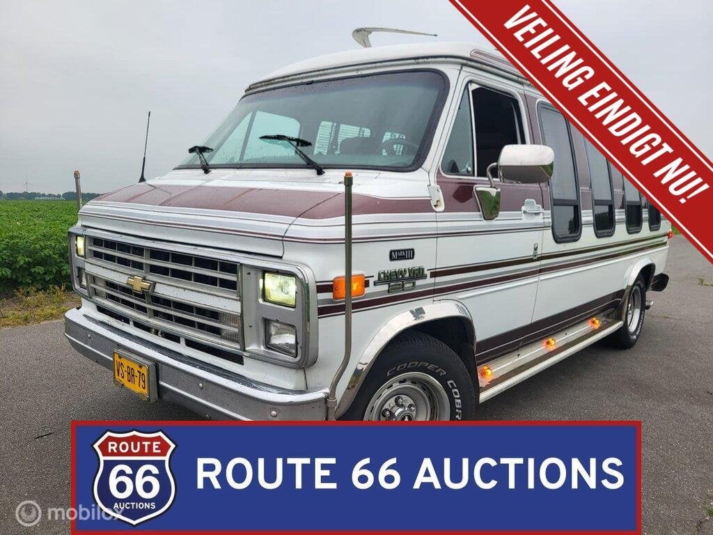 Chevrolet G20 Globemaster | 1990 | Route 66 Auctions, Achat, Entreprise, Chevrolet, Boîte manuelle