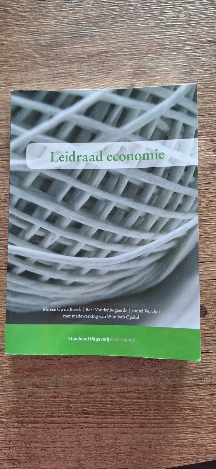 Wim Van Opstal - Leidraad economie, Boeken, Ophalen of Verzenden, Economie, Wim Van Opstal; Mirese Op de Beeck; Emiel Vervliet; Bart Vand...