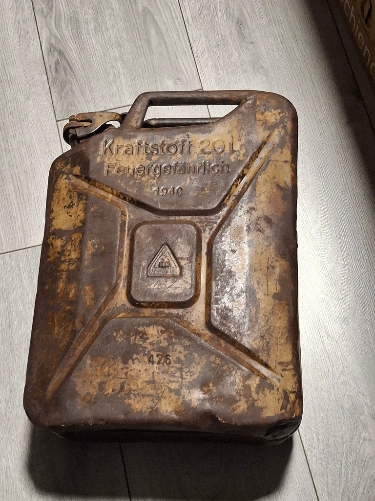 Duitse jerrycan zandkleur 1940, Collections, Objets militaires | Seconde Guerre mondiale, Enlèvement ou Envoi