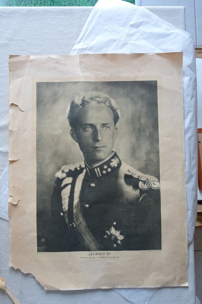 RYL #10 - STAATSIEPORTRET LEOPOLD III #2, Ophalen of Verzenden, Gebruikt, Kaart, Foto of Prent