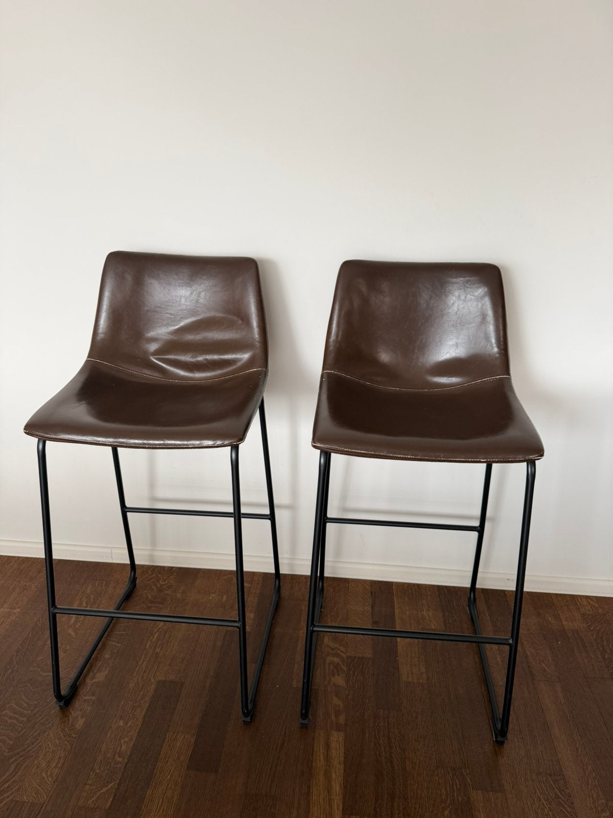 2 barstoelen, 2 krukken, Ophalen, Gebruikt