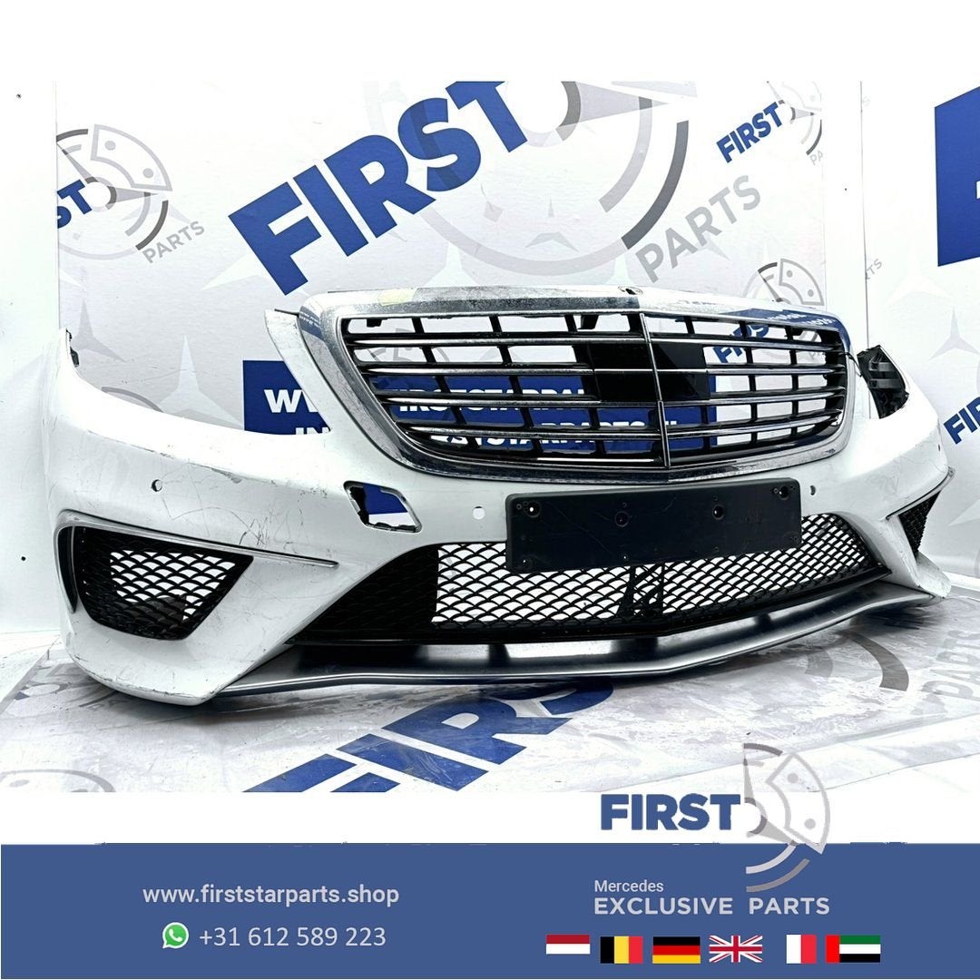 W222 S KLASSE FACELIFT AMG VOORBUMPER COMPLEET origineel Mer, Utilisé, -, Avant, -