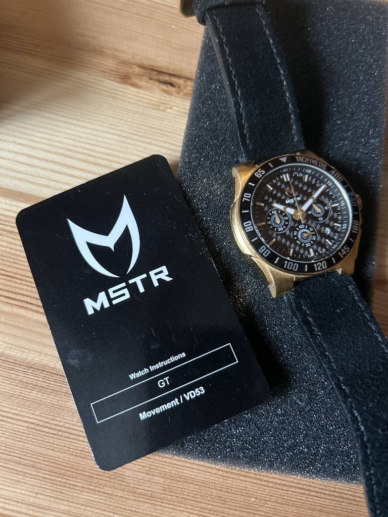 MSTR GT Limited Edition GT002LB – originele doos, Handtassen en Accessoires, Horloges | Heren, Overige merken, Overige materialen