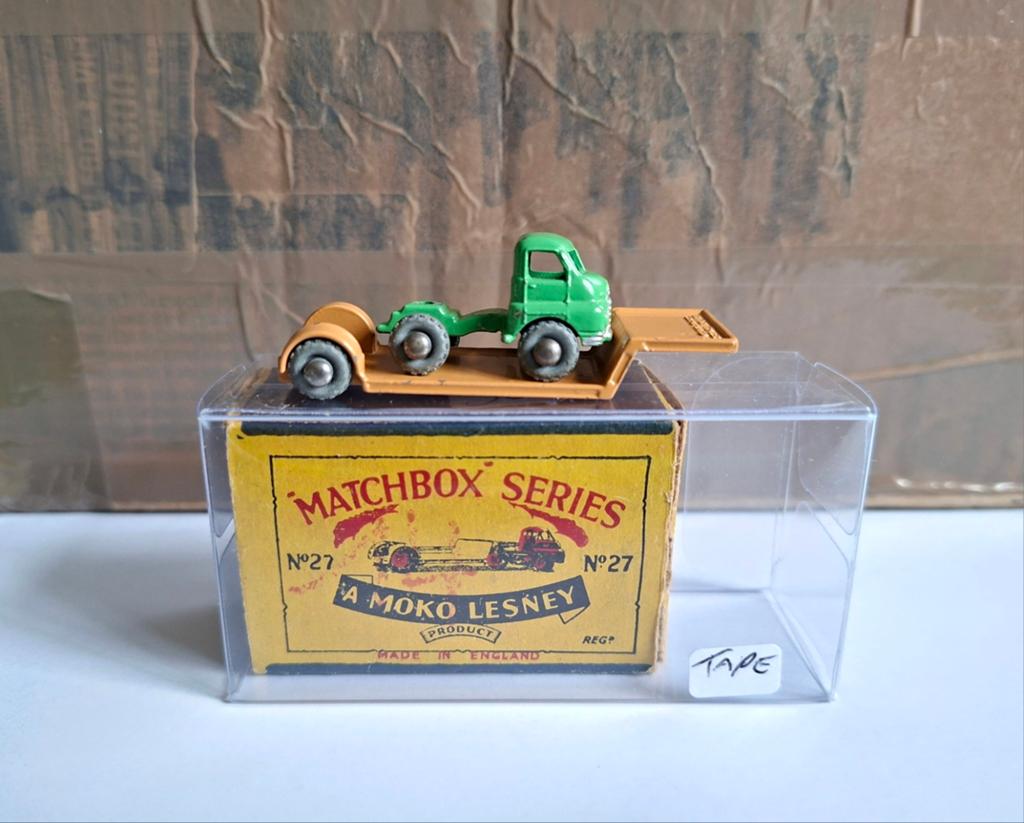 Matchbox 27 A low loader, Hobby en Vrije tijd, Modelauto's | 1:87, Ophalen of Verzenden, Matchbox
