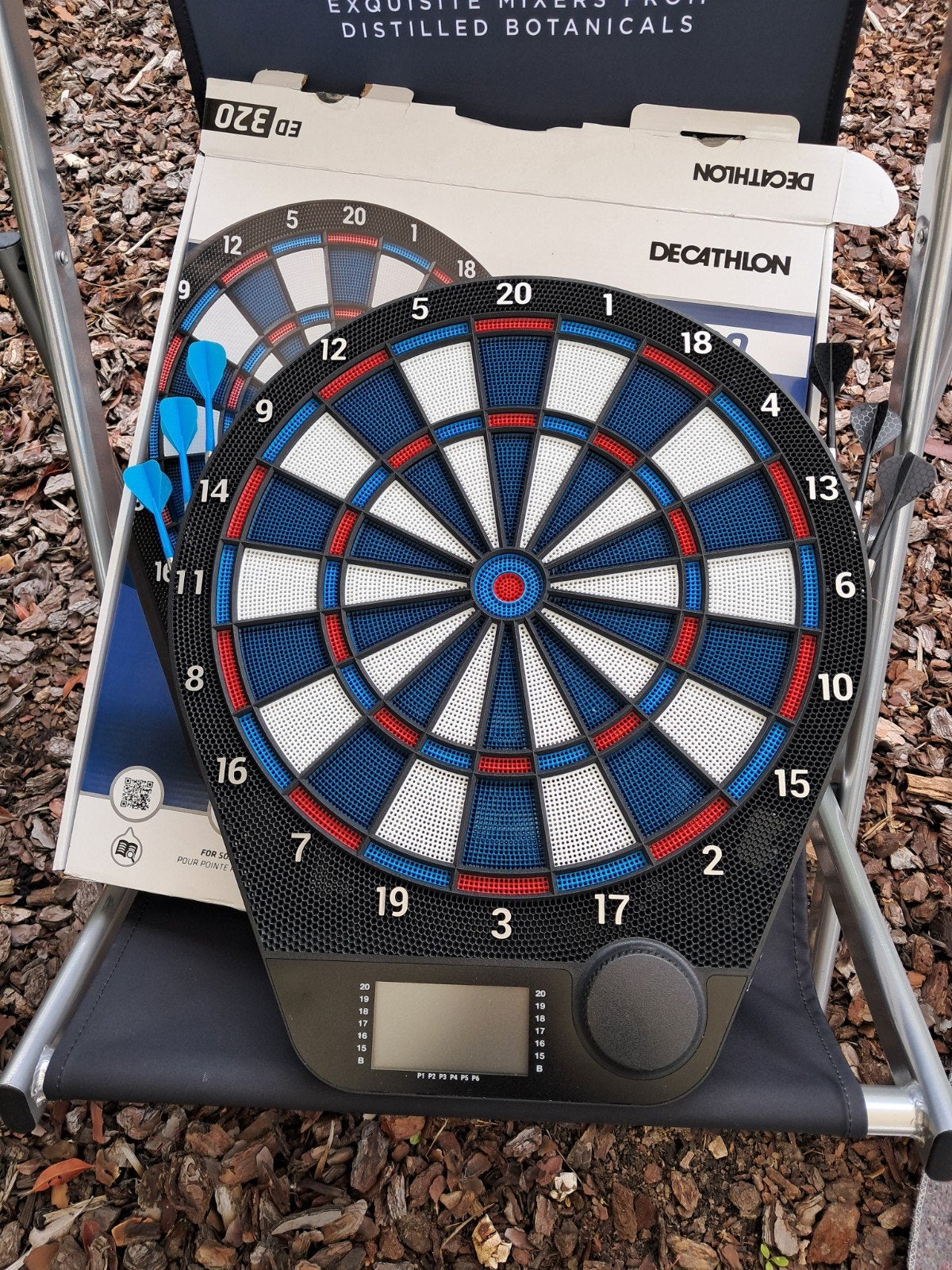 Electronisch dartsbord, Ophalen