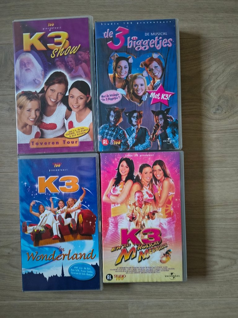 VHS K3 (OG K3), Cd's en Dvd's, VHS | Kinderen en Jeugd, Ophalen of Verzenden, Gebruikt, VHS