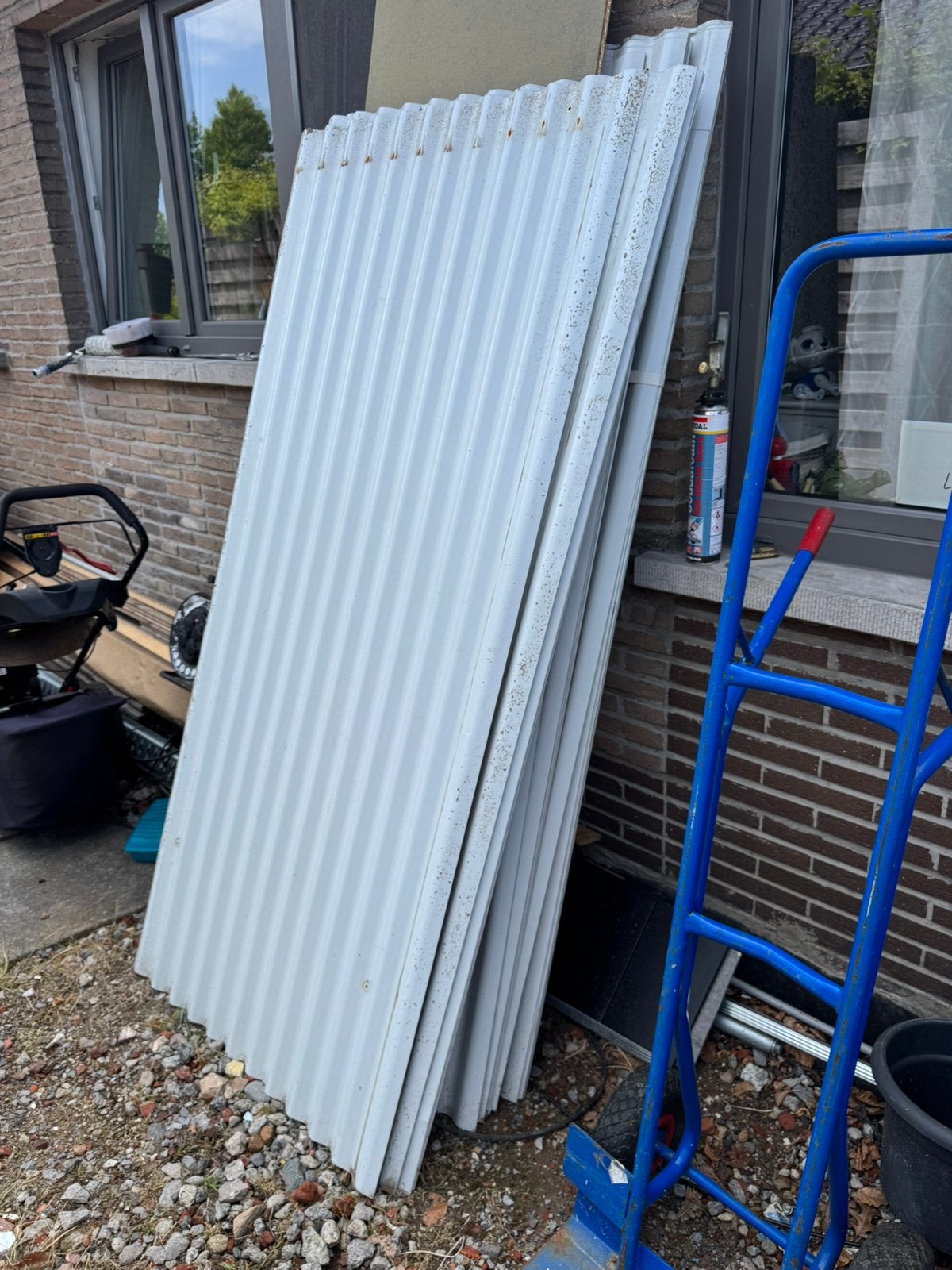 Golfplaten 200x90, Doe-het-zelf en Bouw, Ophalen, Zo goed als nieuw