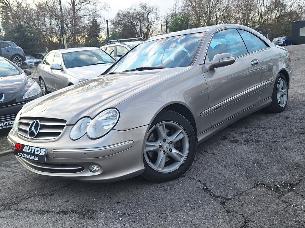 Mercedes CLK240 V6 2003" 135.000km! BOITE AUTOMATIQUE !!, Autos, Cuir, Achat, 2600 cm³, Automatique