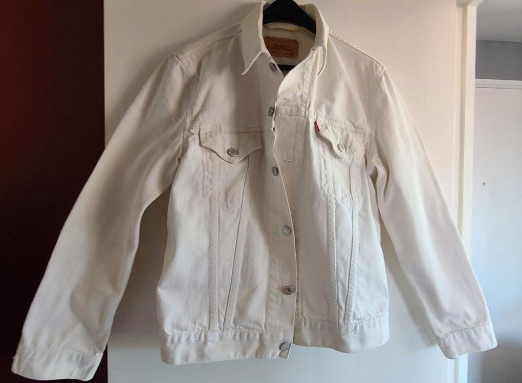 Weiße Jeansjacke von LEVI'S, Kleding | Dames, Spijkerbroeken en Jeans, ANDERE, Wit, Nieuw, Ophalen of Verzenden