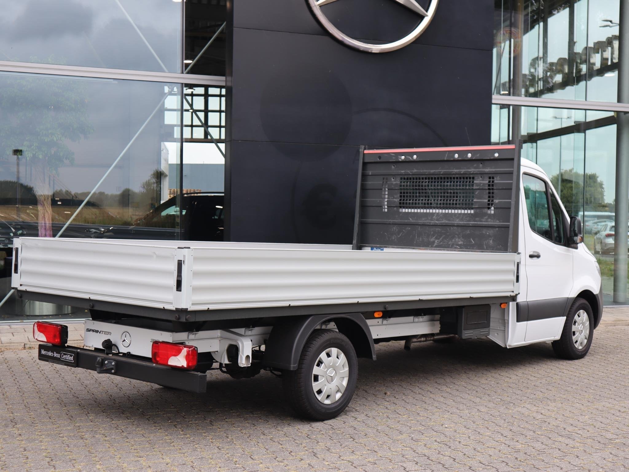 Mercedes-Benz Sprinter 319 CDI L3 OPEN LAADBAK AUT. 3.5T TRE, Auto's, Automaat, Euro 6, 4 cilinders, Wit