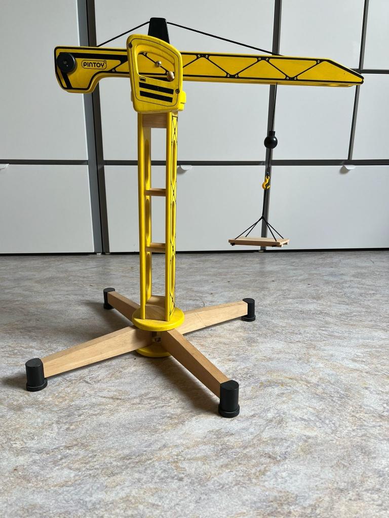 Pintoy houten torenkraan, Ophalen, Zo goed als nieuw, Overige typen