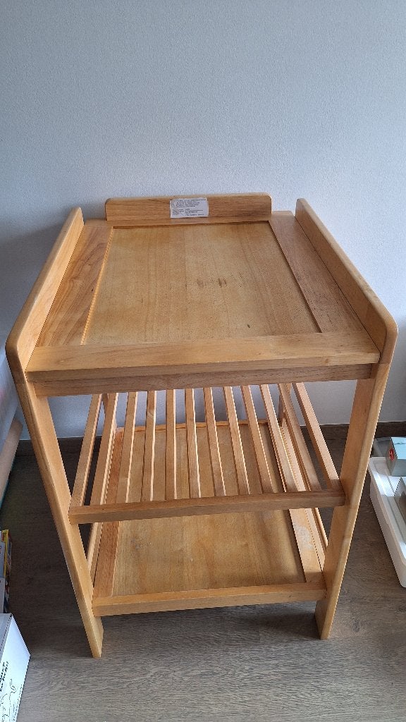 Houten verzorgingstafel, Kinderen en Baby's, Ophalen, Gebruikt, Aankleedkussen