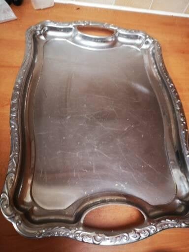 Inox dienblad 45 x 32, Ophalen of Verzenden, Dienblad