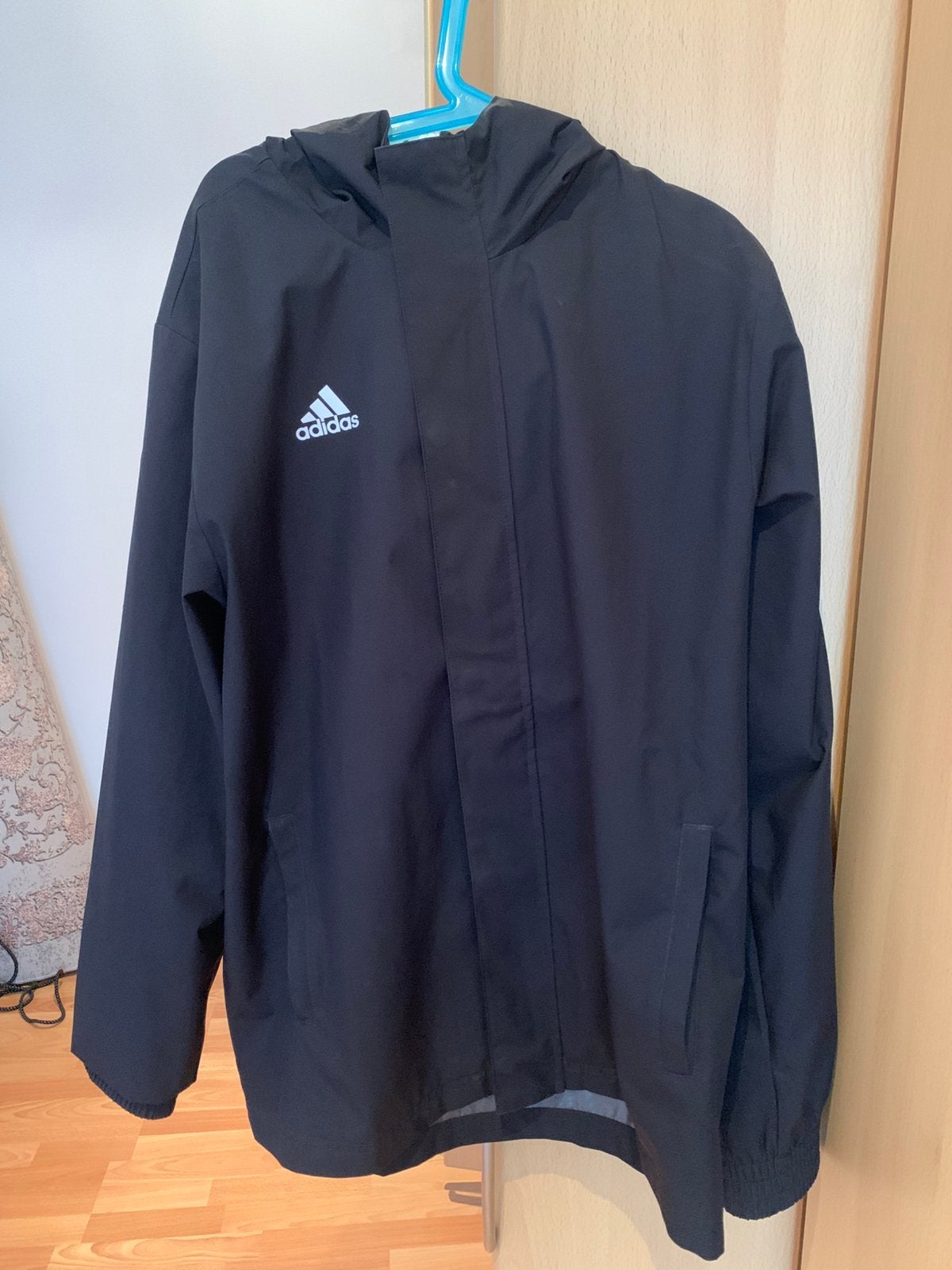 Regenjas Adidas, Kleding | Heren, Ophalen, Zo goed als nieuw, Zwart