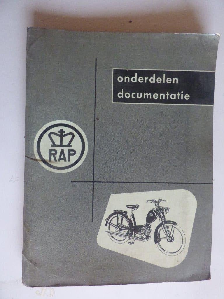 RAP 50 ONDERDELENLIJST, Fietsen en Brommers, Handleidingen en Instructieboekjes, Ophalen of Verzenden, Gebruikt