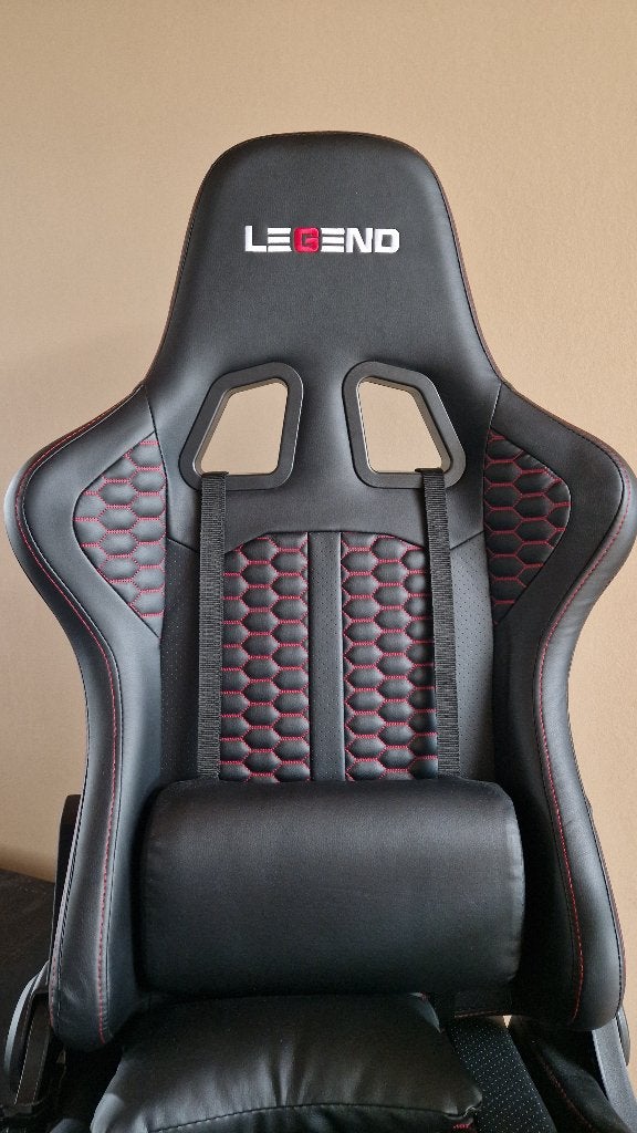 Gamestoel Bureaustoel Gamingchair Legend, Ophalen, Zwart, Nieuw, Ergonomisch