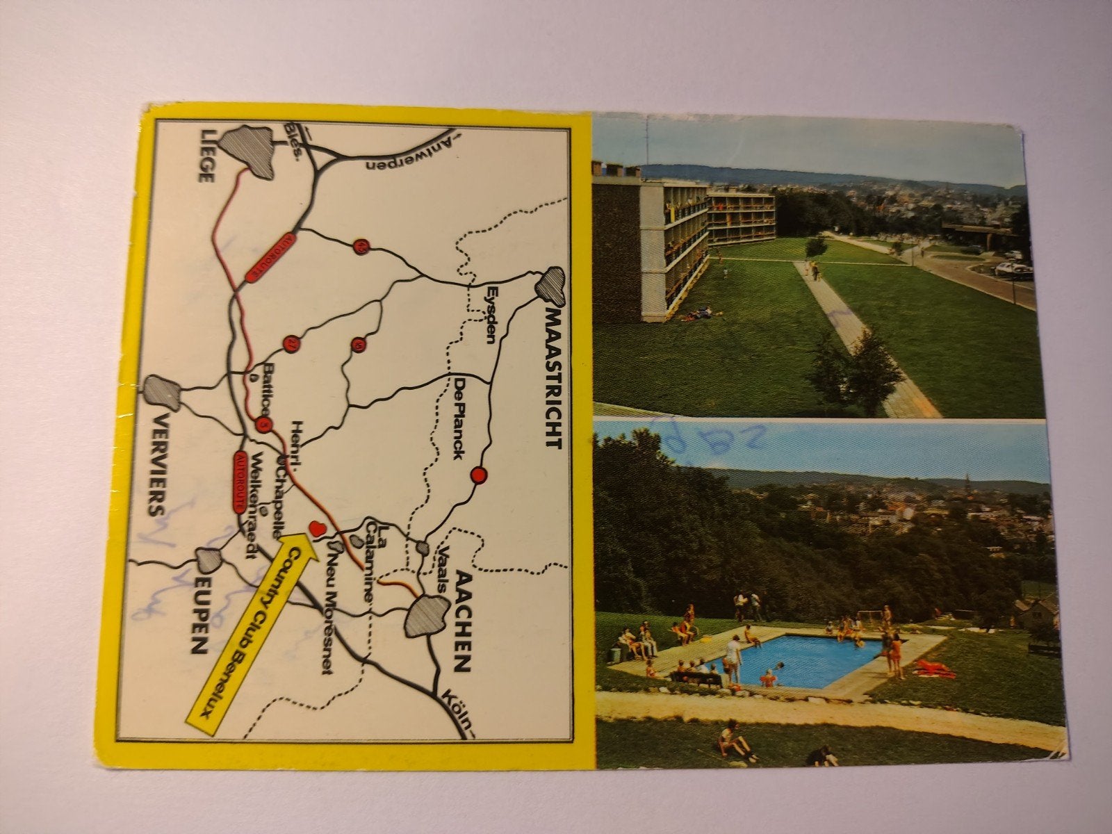 Le country club rural du Benelux de Neu-Moresnet est un para, Collections, Cartes postales | Belgique, Enlèvement ou Envoi