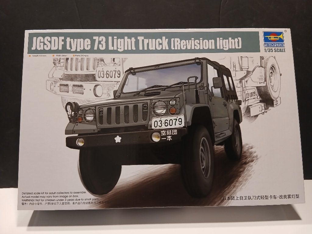 Trumpeter (05572): JGSDF Type 73 lichte vrachtwagen om 1:35, Overige merken, Auto, 1:32 tot 1:50, Nieuw