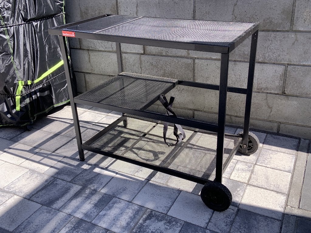 Table de service Barbecook – tout métal – excellent état, 50 à 100 cm, Enlèvement, Utilisé, MODERNE