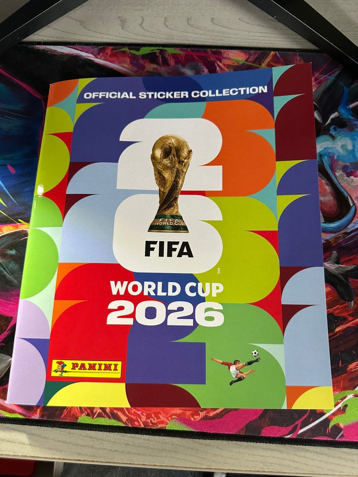 Panini world cup boek met 123/980 geplakte stickers, Ophalen of Verzenden, Zo goed als nieuw, Boek of Tijdschrift