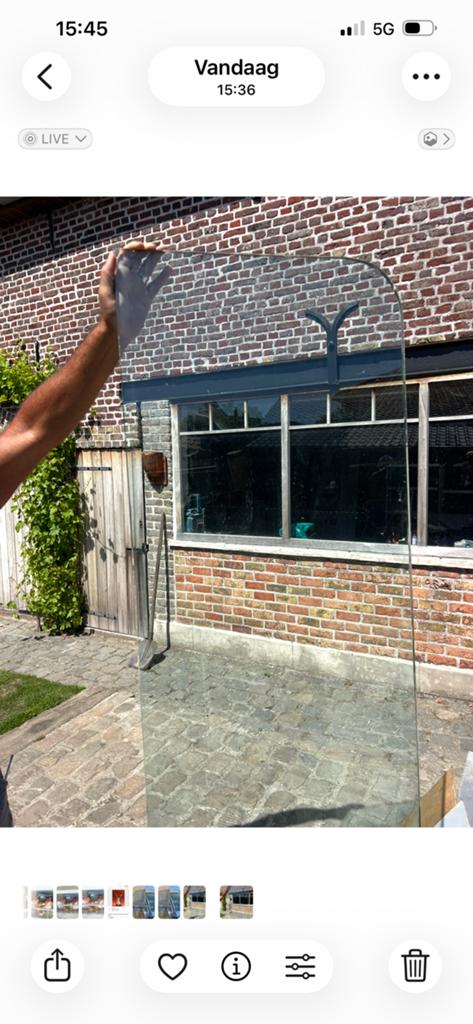 Mooi getemperd glas tablet, Huis en Inrichting, Ophalen, Zo goed als nieuw