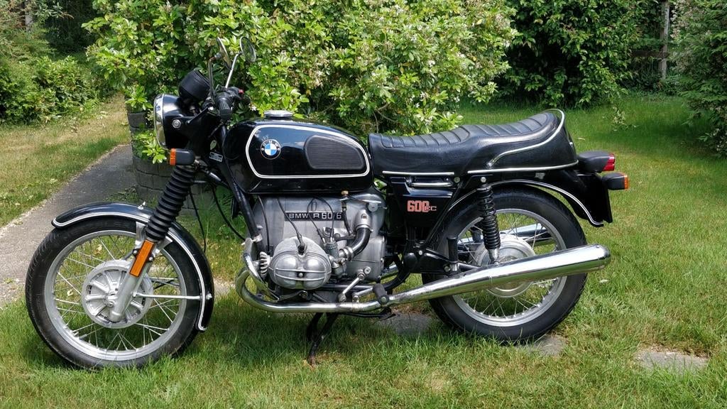 Prachtige BMW R60/6, Motoren, Cardan-aandrijving, 2 cilinders, Particulier, Minimaal motorrijbewijs A2